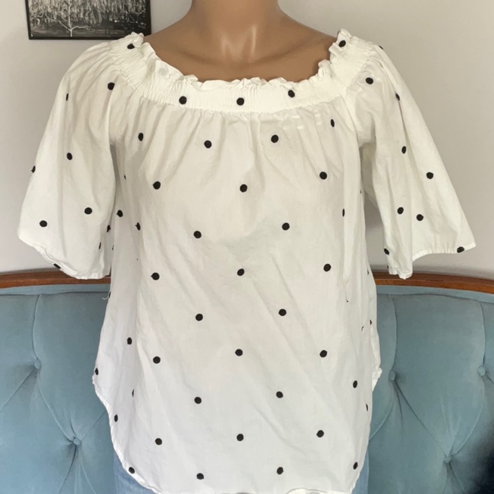 Polka dot top